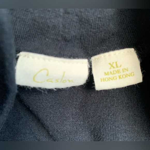 CASLON Mock Turtleneck in Cotton knit Blend, Black | XL | NORDSTROM - Picture 4 of 6